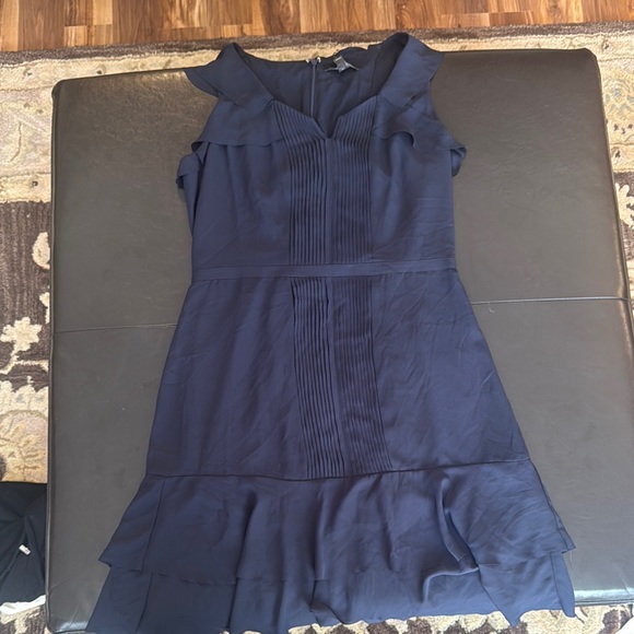Elegant Navy Blue Women's Dress - Picture 1 of 5